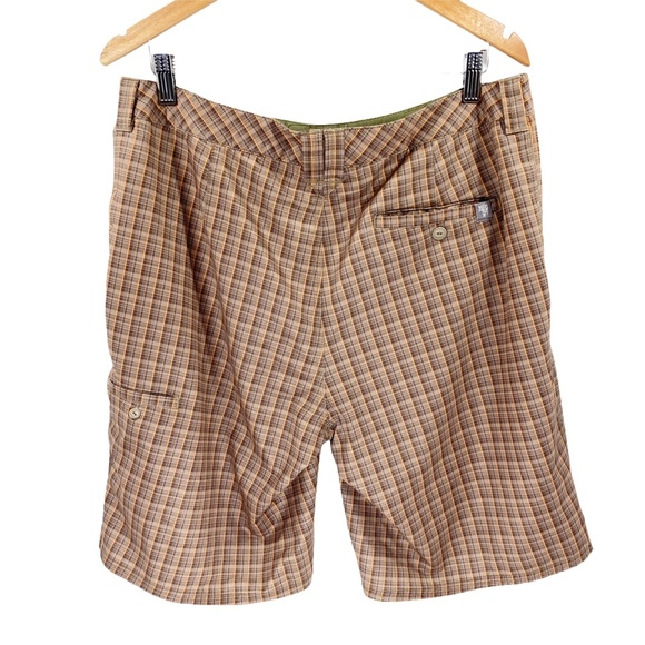 The North Face Pura Vida 1.0 Plaid Shorts Men's 34 Waist Board Shorts - Picture 6 of 10